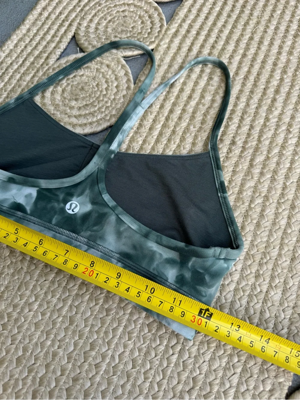 lululemon athletica Green Tie-Dye Light Support Sports Bra Size 6